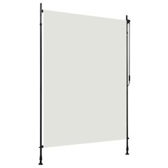 vidaXL väliruloo 150 x 270 cm, kreemjasvalge hind ja info | Rulood | kaup24.ee