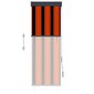 vidaXL väliruloo 60 x 250 cm, oranž ja pruun hind ja info | Rulood | kaup24.ee