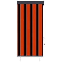 vidaXL väliruloo 80 x 250 cm, oranž ja pruun цена и информация | Рулонные шторы | kaup24.ee