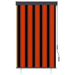 vidaXL väliruloo 100 x 250 cm, oranž ja pruun цена и информация | Рулонные шторы | kaup24.ee