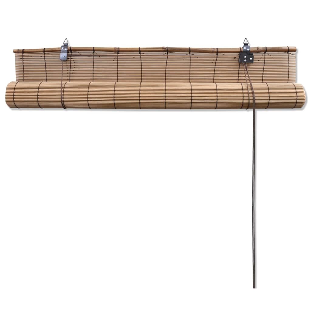 vidaXL ruloo, bambus 150 x 160 cm, pruun цена и информация | Rulood | kaup24.ee