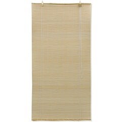 vidaXL ruloo, bambus 140 x 220 cm, naturaalne цена и информация | Рулонные шторы | kaup24.ee