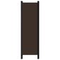 vidaXL 3 paneeliga ruumijagaja, pruun, 150 x 180 cm hind ja info | Sirmid ja vaheseinad | kaup24.ee