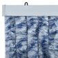 vidaXL putukakardin sinine ja valge, 120 x 220 cm, šenill hind ja info | Sääsevõrgud, putukavõrgud | kaup24.ee