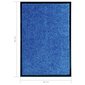 vidaXL uksematt pestav, sinine, 40 x 60 cm hind ja info | Uksematid | kaup24.ee