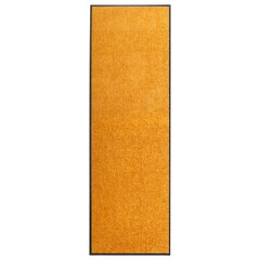 vidaXL uksematt pestav, oranž, 60 x 180 cm цена и информация | Придверные коврики | kaup24.ee