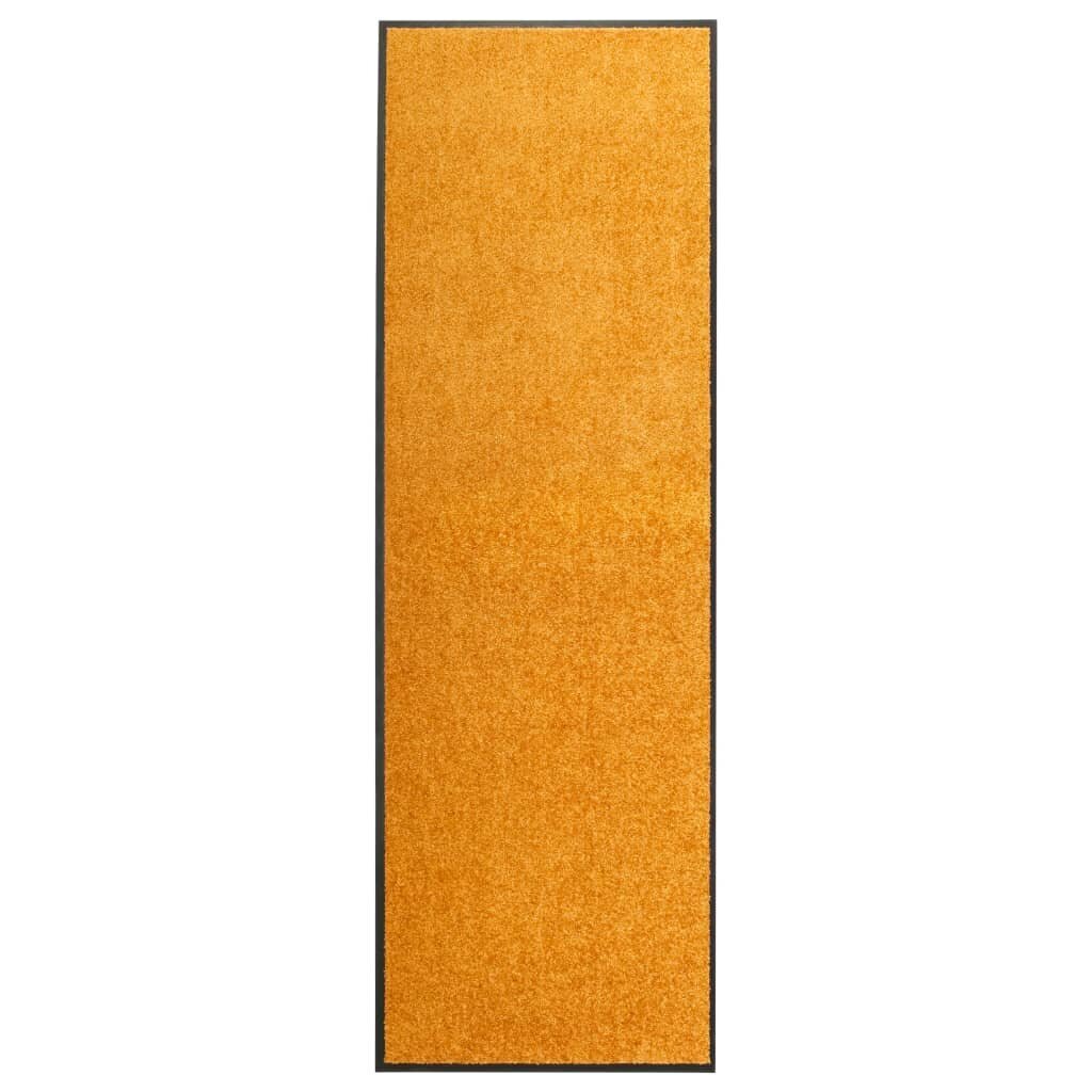 vidaXL uksematt pestav, oranž, 60 x 180 cm цена и информация | Uksematid | kaup24.ee