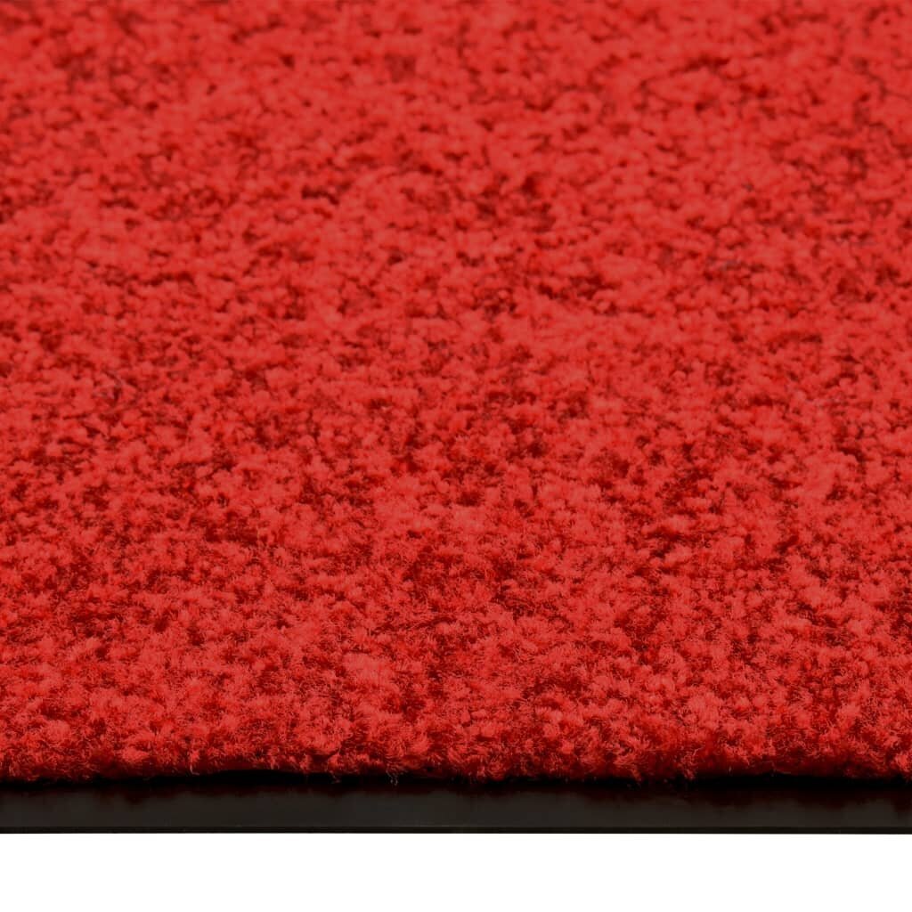 vidaXL uksematt pestav, punane, 90 x 150 cm hind ja info | Uksematid | kaup24.ee