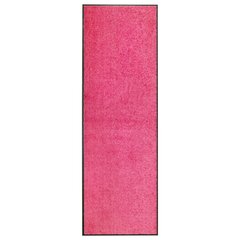 vidaXL uksematt pestav, roosa, 60 x 180 cm цена и информация | Придверные коврики | kaup24.ee