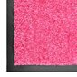 vidaXL uksematt pestav, roosa, 90 x 120 cm hind ja info | Uksematid | kaup24.ee