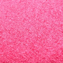 vidaXL uksematt pestav, roosa, 90 x 150 cm цена и информация | Придверные коврики | kaup24.ee
