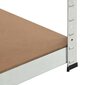 vidaXL hoiuriiul, 75 x 75 x 180 cm, teras ja MDF hind ja info | Riiulid tööriistadele | kaup24.ee