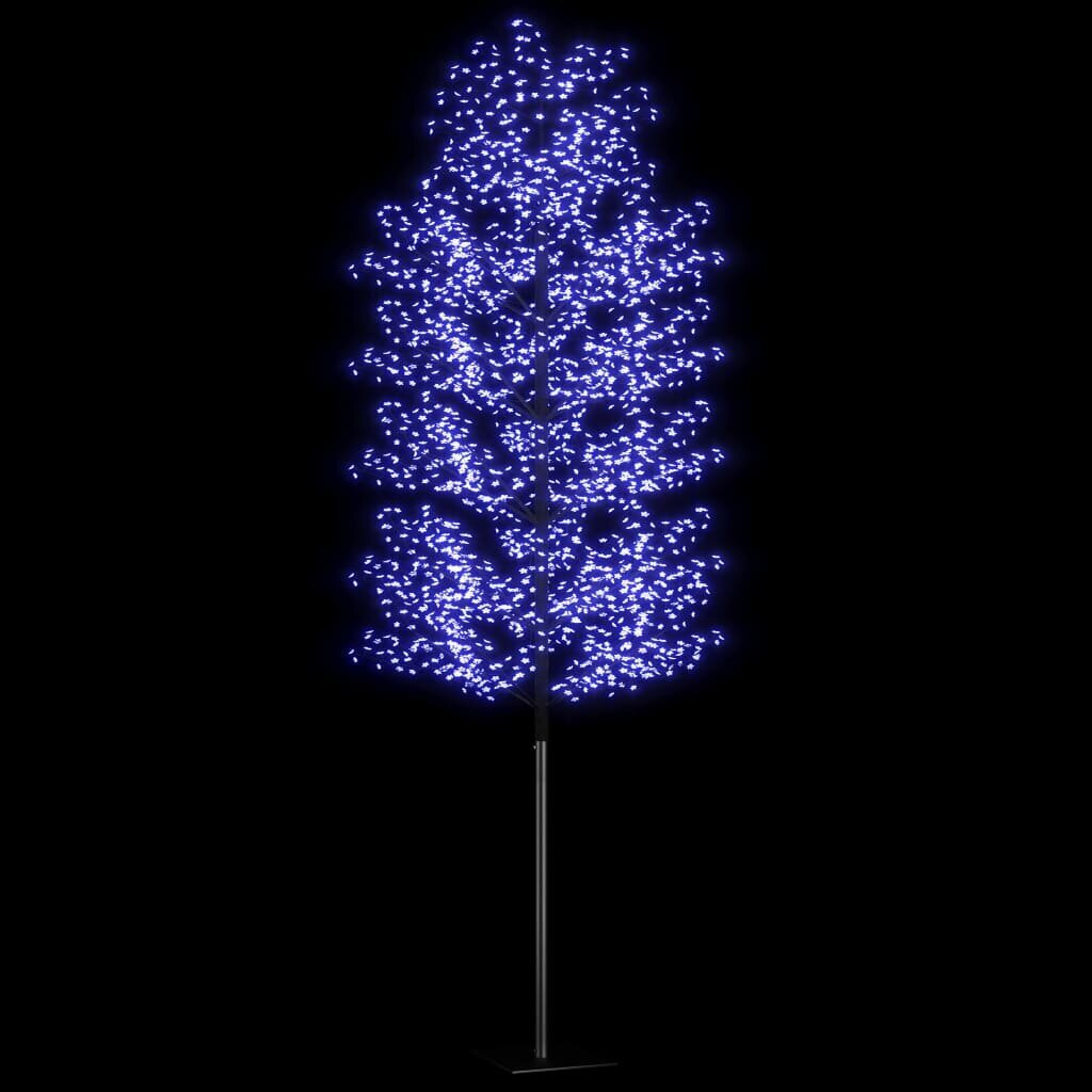 vidaXL jõulupuu 2000 LEDi, sinine valgus, kirsiõied 500 cm hind ja info | Jõulukaunistused | kaup24.ee