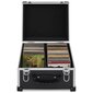 vidaXL CD-kohver 40 CD jaoks, alumiinium, ABS, must hind ja info | Väliste kõvaketaste ümbrised | kaup24.ee