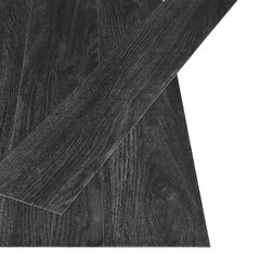 vidaXL iseliimuvad põrandalauad 4,46 m² 3 mm PVC, tumehall tamm hind ja info | Laminaatpõrandad | kaup24.ee