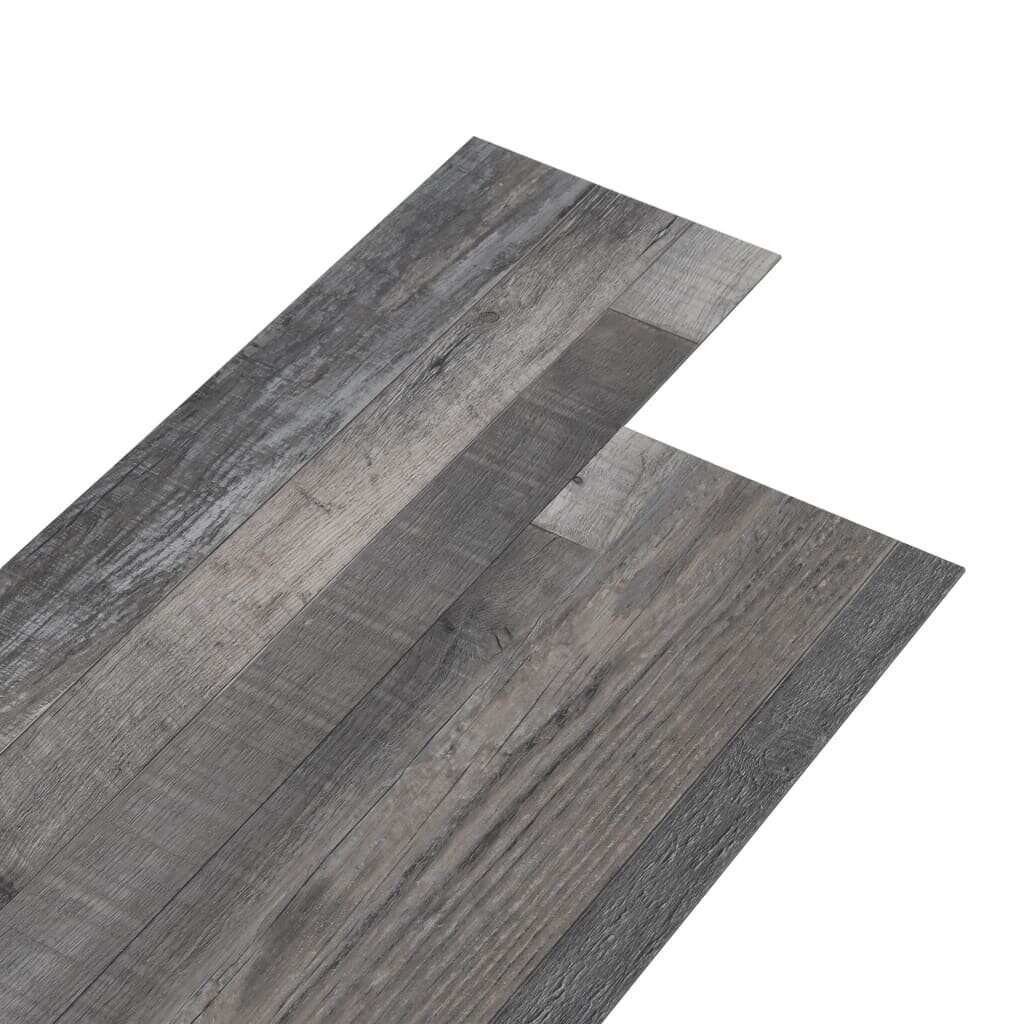 vidaXL PVC põrandalauad 5,02 m², 2 mm, iseliimuv, industriaalpuit hind ja info | Laminaatparkett | kaup24.ee