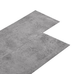 vidaXL PVC-st põrandalauad 5,26 m², 2 mm tsementpruun цена и информация | Ламинат | kaup24.ee