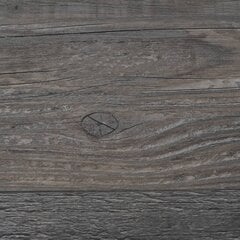 vidaXL PVC-st põrandaplaadid, 4,46 m² 3 mm, iseliimuv, tööstuslik puit hind ja info | Laminaatpõrandad | kaup24.ee