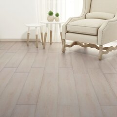 vidaXL PVC-st põrandalauad 4,46 m², 3 mm klassikaline valge tamm цена и информация | Ламинат | kaup24.ee