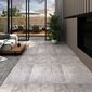 vidaXL PVC-st põrandalauad 5,02 m², 2 mm, iseliimuv, maahall hind ja info | Laminaatparkett | kaup24.ee