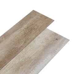 vidaXL PVC-st põrandalauad 5,26 m², 2 mm kulutatud puit цена и информация | Ламинат | kaup24.ee