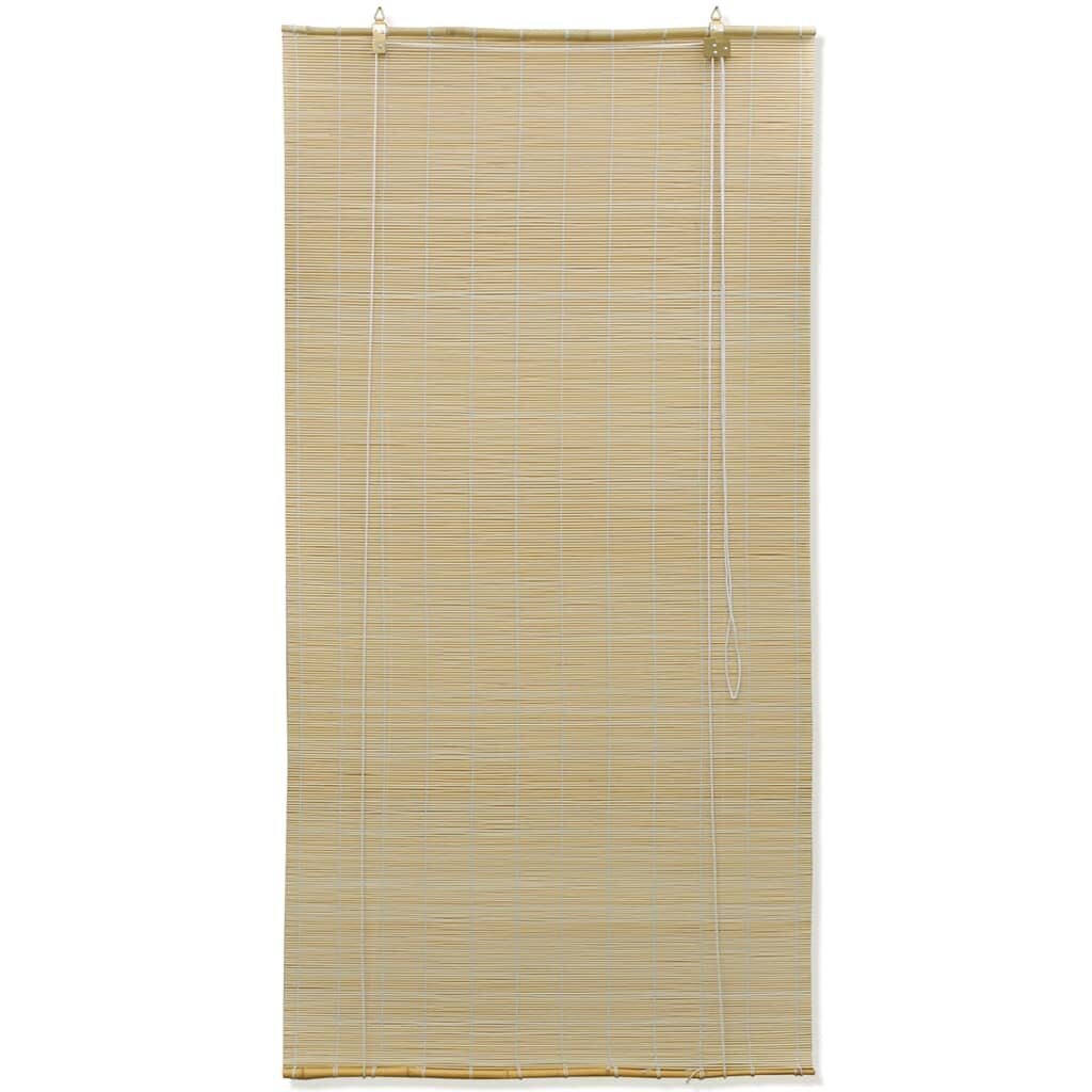 Naturaalset värvi bambusrulood 120 x 160 cm hind ja info | Voldikkardinad | kaup24.ee