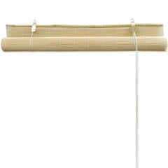 Bambusest ruloo 150 x 220 cm, naturaalne цена и информация | Жалюзи | kaup24.ee