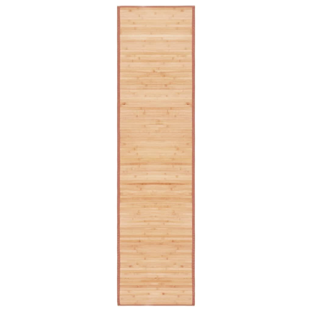 vidaXL bambusvaip 80 x 300 cm, pruun hind ja info | Vaibad | kaup24.ee