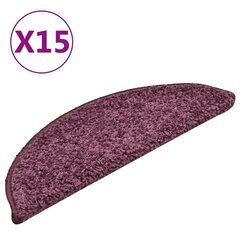 vidaXL trepivaibad 15 tk, tumelilla, 56 x 17 x 3 cm цена и информация | Ковры | kaup24.ee