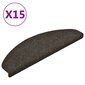 vidaXL isekleepuv trepivaip 15 tk, helepruun, 65x21x4 cm, aastehnika hind ja info | Vaibad | kaup24.ee