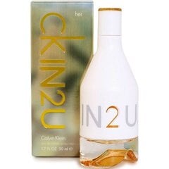 Tualettvesi Calvin Klein CK IN2U Her EDT naistele 50 ml hind ja info | Naiste parfüümid | kaup24.ee