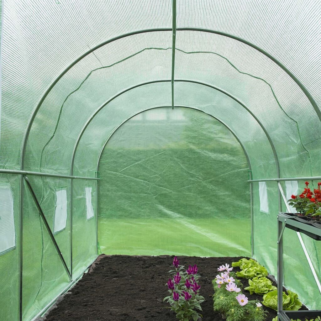 Nature kasvuhoone 3,5 x 2 x 2 m, roheline hind ja info | Kasvuhooned | kaup24.ee