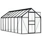 vidaXL kasvuhoone, antratsiithall, alumiiniumist 8,17 m² hind ja info | Kasvuhooned | kaup24.ee