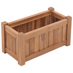 vidaXL taimelava, 50 x 25 x 25 cm, toekast tiikpuidust цена и информация | Ящики для цветов | kaup24.ee