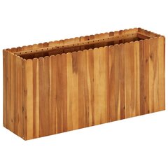 vidaXL taimelava 100 x 30 x 50 cm toekas akaatsiapuit цена и информация | Ящики для цветов | kaup24.ee