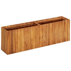 vidaXL taimelava 150 x 30 x 50 cm toekas akaatsiapuit цена и информация | Ящики для цветов | kaup24.ee