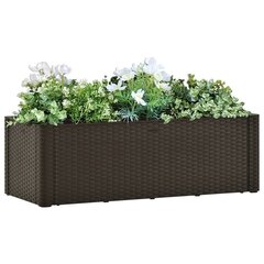 vidaXL taimelava isekastmise süsteemiga, helepruun 100 x 43 x 33 cm цена и информация | Ящики для цветов | kaup24.ee