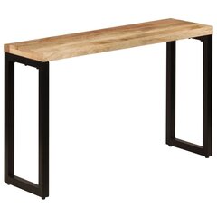 Консольный столик, 120x35x76см, коричневый/черный цена и информация | Столы-консоли | kaup24.ee