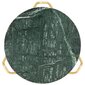 vidaXL kohvilaud, roheline, 40x40x40 cm ehtne kivi marmori tekstuuriga hind ja info | Diivanilauad | kaup24.ee
