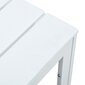 vidaXL kohvilaud, valge, 78 x 78 x 74 cm, HDPE, puiduvälimus цена и информация | Diivanilauad | kaup24.ee