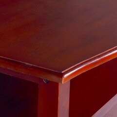 vidaXL kohvilaud, klassikaline pruun, 90 x 50 x 40 cm mahagonipuit hind ja info | Diivanilauad | kaup24.ee