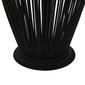 vidaXL rippuv küünlalatern, bambus, must, 95 cm hind ja info | Küünlad, küünlajalad | kaup24.ee