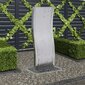 vidaXL aiapurskkaev pumbaga, roostevaba teras 90 cm, kumer hind ja info | Dekoratsioonid | kaup24.ee