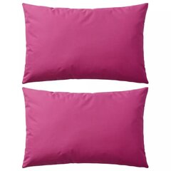 vidaXL aiapadjad, 2 tk, 60 x 40 cm, roosa цена и информация | Декоративные подушки и наволочки | kaup24.ee