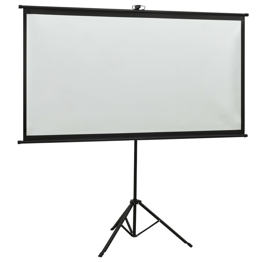 vidaXL projektori ekraan statiiviga, 108" 16:9 цена и информация | Projektori ekraanid | kaup24.ee