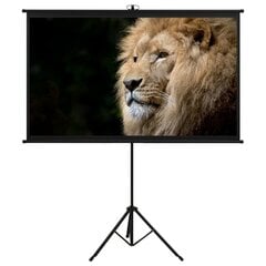 vidaXL projektori ekraan statiiviga, 60" 4:3 цена и информация | Экраны для проекторов | kaup24.ee