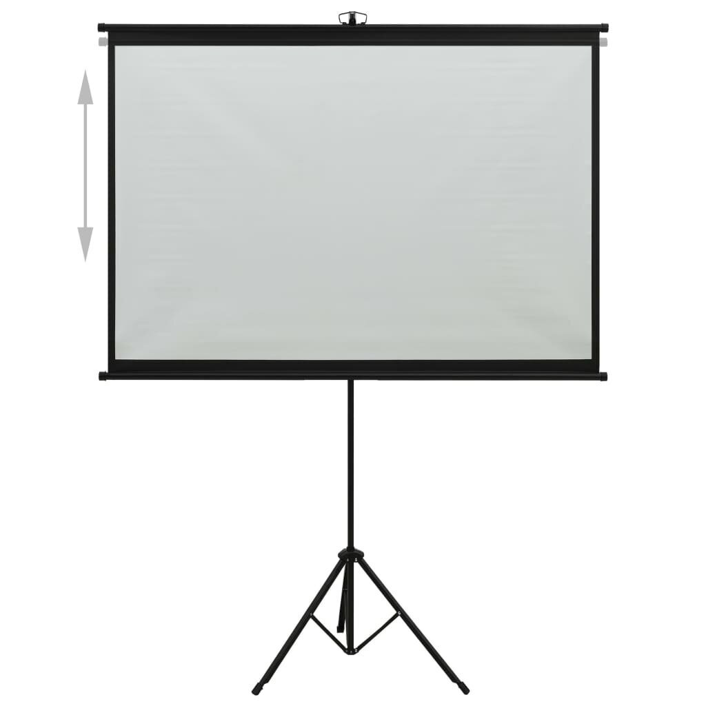 vidaXL projektori ekraan statiiviga, 63" 1:1 hind ja info | Projektori ekraanid | kaup24.ee