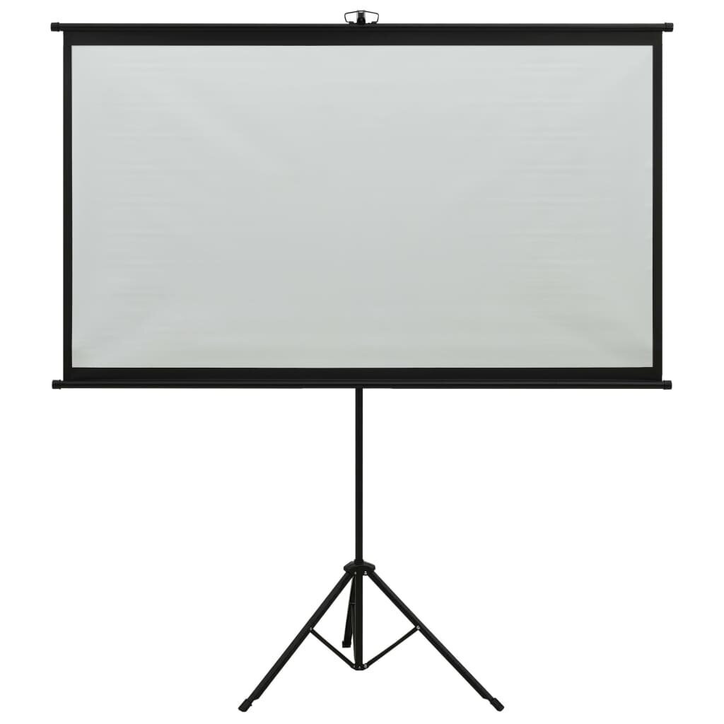 vidaXL projektori ekraan statiiviga, 72" 16:9 hind ja info | Projektori ekraanid | kaup24.ee