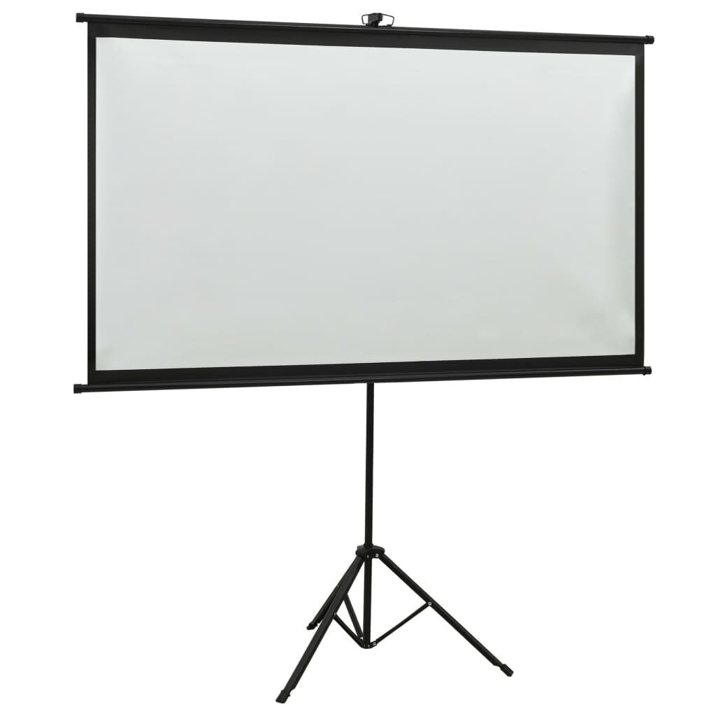 vidaXL projektori ekraan statiiviga, 72" 16:9 цена и информация | Projektori ekraanid | kaup24.ee