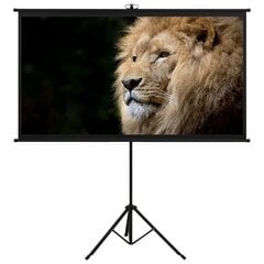vidaXL projektori ekraan statiiviga, 90&quot; 4:3 hind ja info | Projektori ekraanid | kaup24.ee